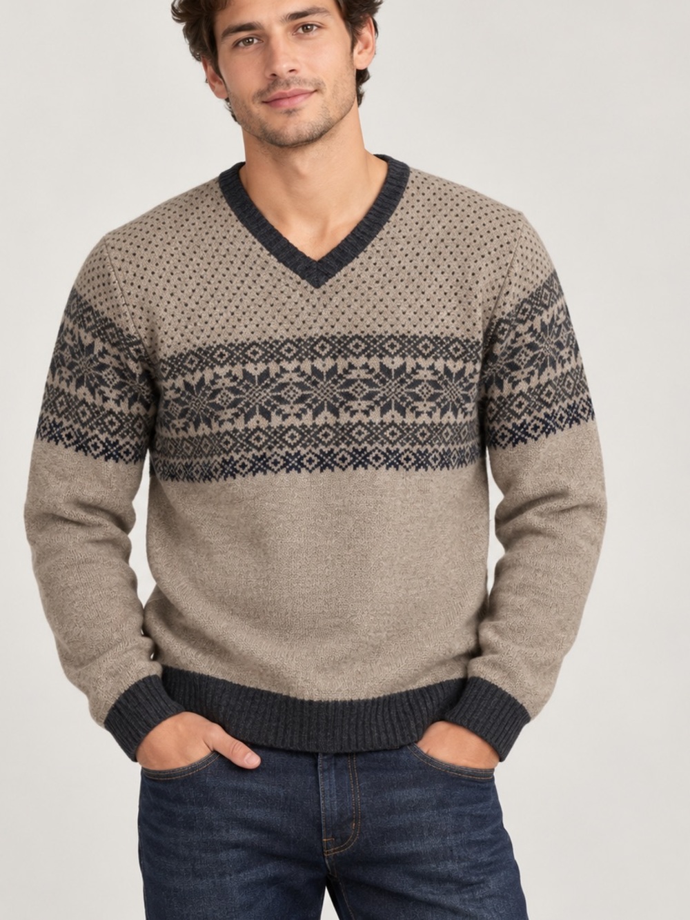 GAP Men’s 100% Lambswool Sweater | Size Large
